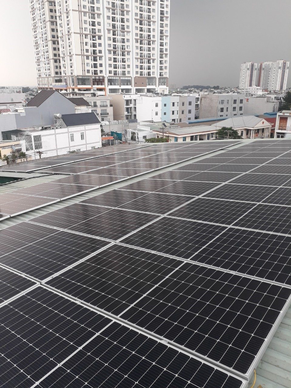 Dự án điện mặt trời áp mái 120kW tại Bình Dương